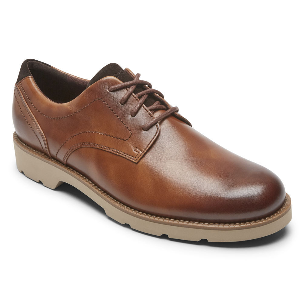 Rockport Oxfords For Mens Brown - Bradlee Plain Toe - OZ2761530